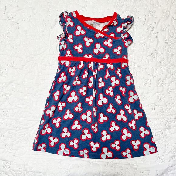 Tea Collection Baobab Wrap Neck Dress Size 3 - Picture 2 of 4